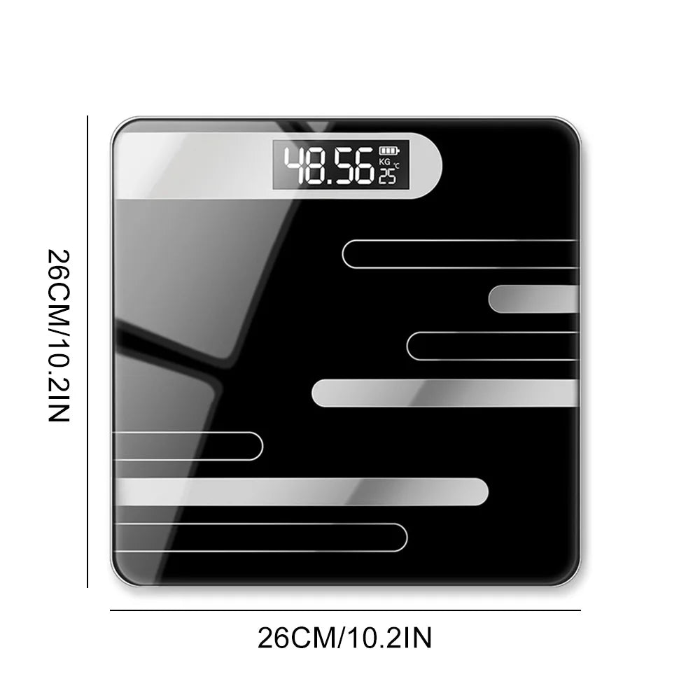 Sleek Digital Body Weight Scale with LCD Display Precision Floor-Standing Health Scale Body Weight Body Fat Exquisite Gift