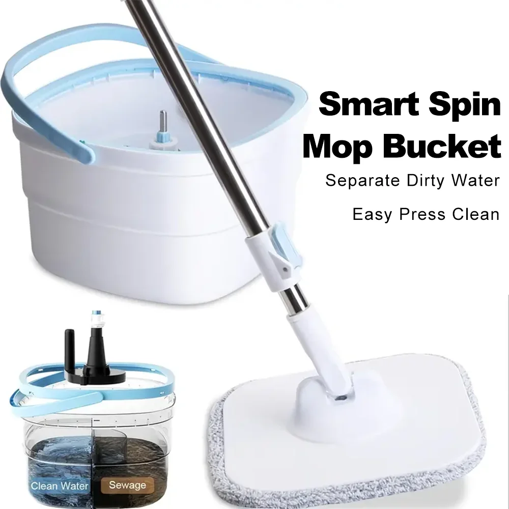 Folding Mop Bucket Easy-to-Clean Rectangular Camping Bucket Large Capacity Washing Basin Household Cleaning Bathroom Accessories