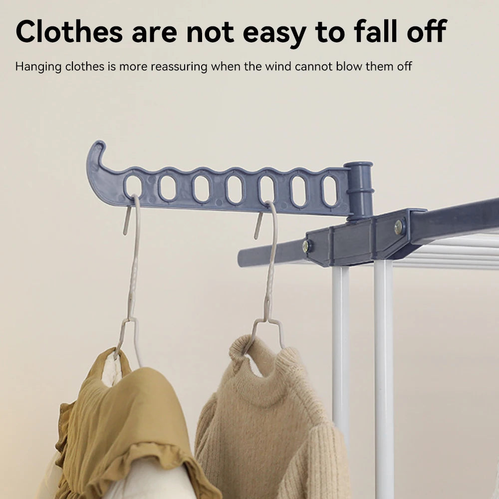 Home Removable 4-layers Drying Rack Foldable Telescopic Towel Hanging Rack Space-Saving Indoor Outdoor Adjustable Floor Standing Clothes Drying Rack for Balcony Garden Bedroom