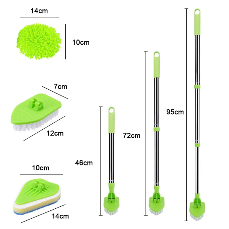 Telescopic Mop Floor Tiles Wall Clean Mop Handle Home Windows Kitchen Mop Sweeper Broom Clean Tools