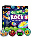 JOYFY Rock Painting Kit Glow in The Dark Rock Kit Arts and Crafts for Boys Girls Best Birthday Chirstmas Party Gift