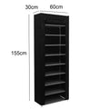 9 Layers Shoe Cabinet Nonwoven Shoe Rack Dustproof Organizer Space-Saving Home Storage Cabinet for Entryways, Hallways