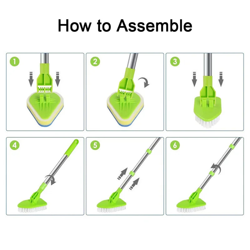 Telescopic Mop Floor Tiles Wall Clean Mop Handle Home Windows Kitchen Mop Sweeper Broom Clean Tools