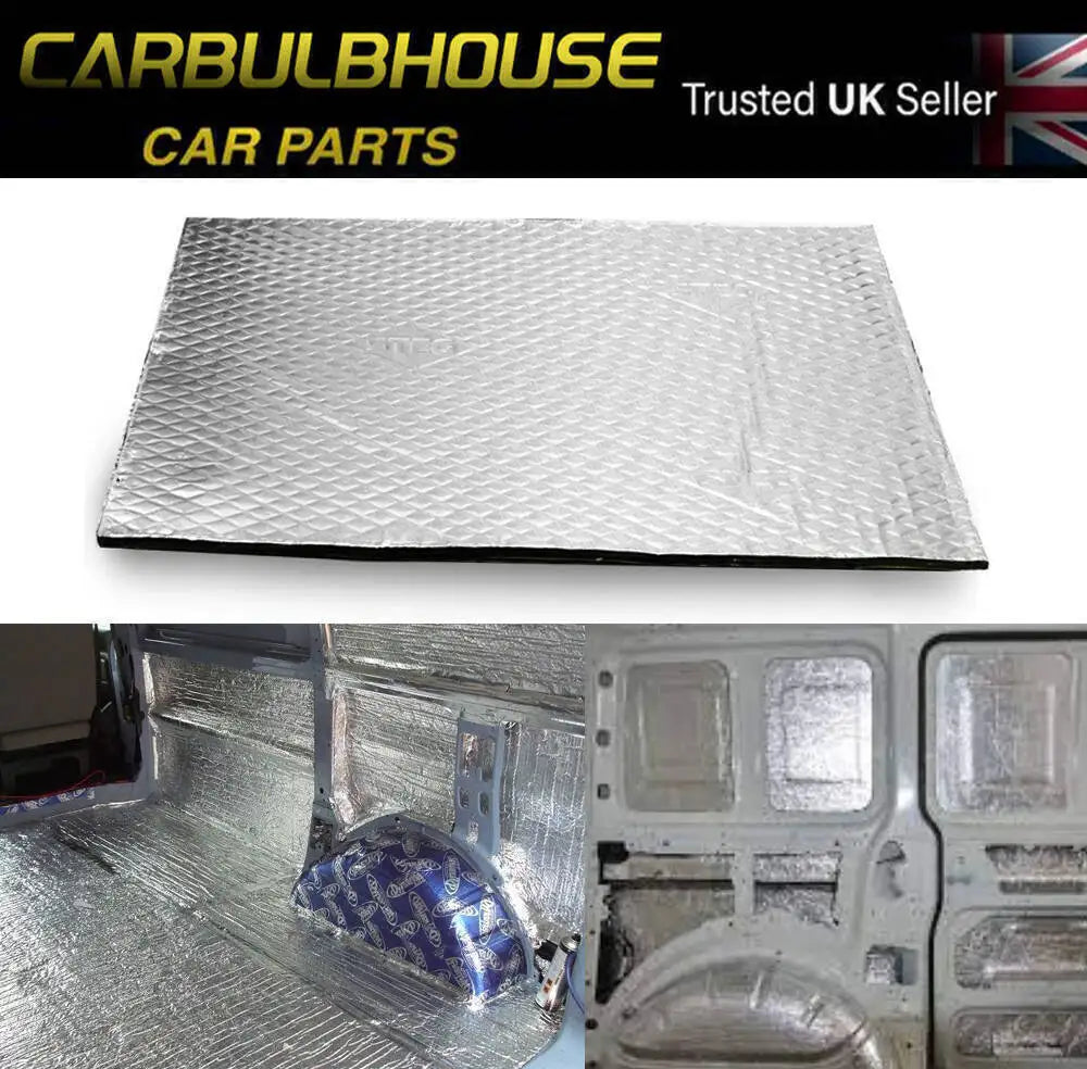 10 SHEETS SOUND DEADENING MAT CAMPER VAN FOR VW CAR BUTYL FOIL AUDIO PANEL NEW