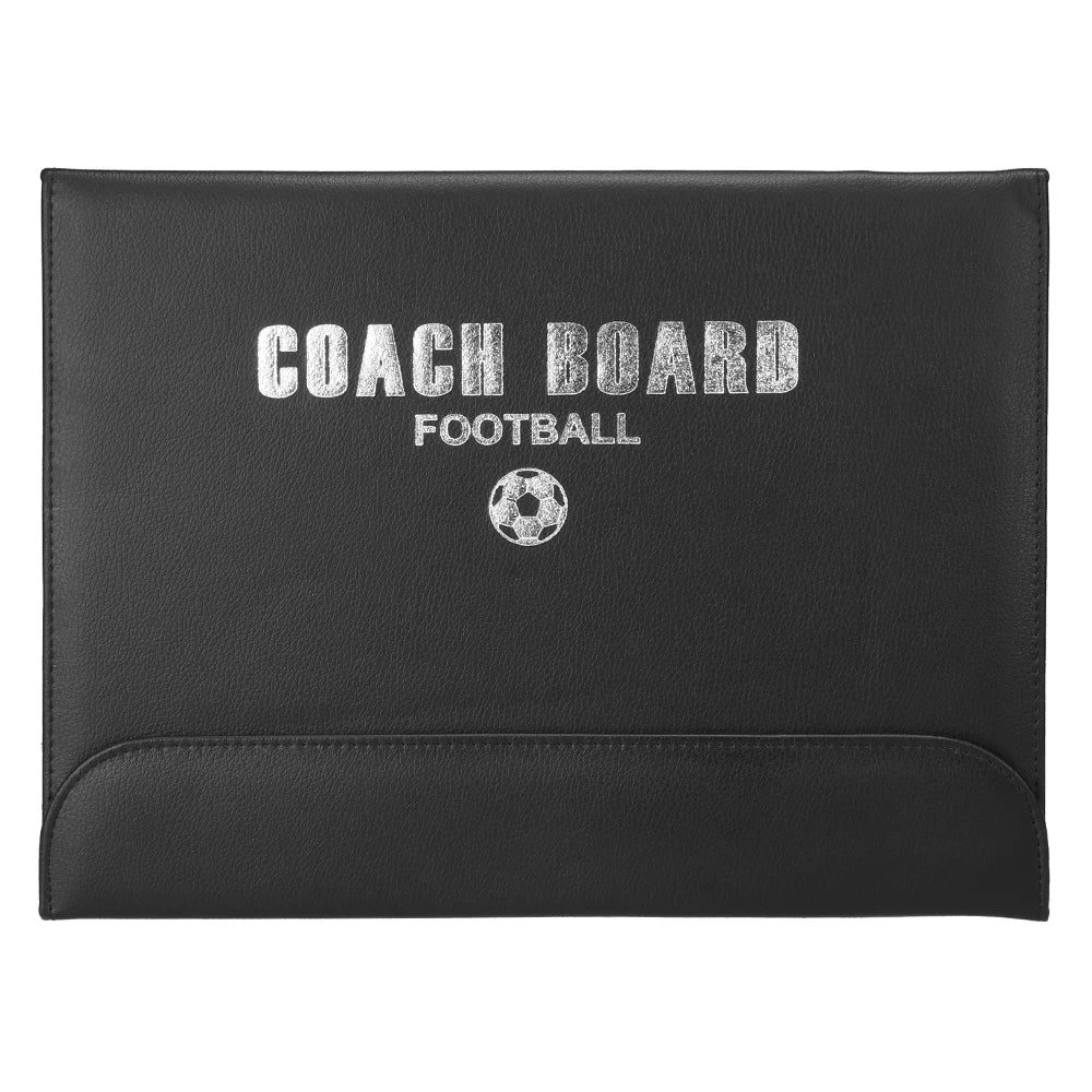 Foldable Football Soccer Magnetic Tactic Board Coaching Strategy Board with Marker Pieces and 2-in-1 Pen Magnetic Tactic Board