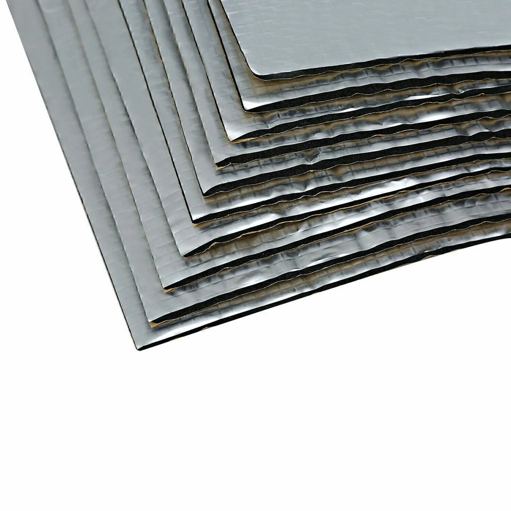 10 SHEETS SOUND DEADENING MAT CAMPER VAN FOR VW CAR BUTYL FOIL AUDIO PANEL NEW