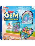 JOYFY 4PCS Window Art Suncatcher Kits Fun Gem Painting Kits Diamond Art for Boys Girls Birthdays Christmas Gift